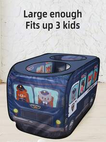 儿童便携式帐篷，无需安装，室内室外游戏屋，互动帐篷适合男孩、女孩、圣诞节、万圣节、复活节、生日派对