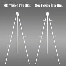 2025Hot SaleBasic White Easel Wedding Signs,Adjustable Height Floor Easel Stand Display Posters Tripod Base,Hold Lightweight Arts Indoor Use,Supports 4lbs,1Pack - White - View 2