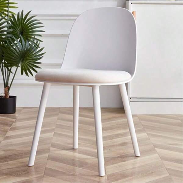 Dining Chair With PP (Reinforced Polypropylene) Cushion, Stylish, Scandinavian Furniture, Chair, Living Room Chair, Designer Chair, Living Room Chair, Desk Chair [1 Chair]