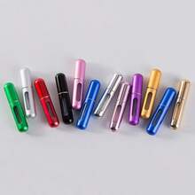 5ml Bottom Filling Perfume Bottle Colorful Shell Self-Pump Press Spray Bottle Portable Perfume Sample Bottle - 彩色 - 查看 2