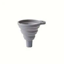 1 Foldable Silicone Funnel - Mini, Food S Kitchen Tool For Convenient Liquid Distribution