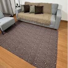 Jacquard Rug 2.00 M X 1.40 M Non-Slip Geometric Living Room Office Bedroom