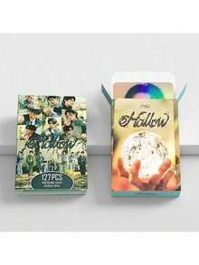 92张KPOP StrayKi DS照片卡和贴纸套装（60张LOMO卡+32张贴纸），高清专辑歌曲收藏卡，“（5星）”和“Karma”系列，方灿安L、Ee Know、彰彬、Fe Lix、昇玟、I.N粉丝应援收藏品，偶像明星周边，流行音乐周边，盒装礼品，适合日记本和剪贴簿 - 彩色 - 查看 2