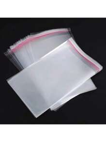 100pcs, OPP Transparent Dust-Proof Plastic Self Adhesive Bags ,Over Ten Sizes To Choose From And Use For Small Accessories, Baking, Keychains, Pendants, Cards, Holiday Gift Packaging Supplies, Transparent Storage Bags, Packaging Bags, Christmas,Halloween,Holiday Essentials,Gift Bags,Party Bag Fillers,Party Bag Fillers,(Whether There Are Letter-Style Designs Or Not Is Random)
