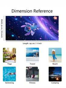 Disney Toalla de playa grande de secado rápido con diseño de cielo estrellado de punto - altamente absorbente, suave, ideal para piscina, natación, baño, viaje y camping