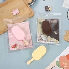 1 قطعة متوفرة ب- 4 خيارات من الألوان، تصميم مواد ،خامة جديدة فائقة اللين ذات ارتداد بطيء، محاكي ل- كريمة الآيس كريم بغلاف شوكولاتة مقرمشة، آيس كريم صناعي، هدية لحفلة عيد الميلاد