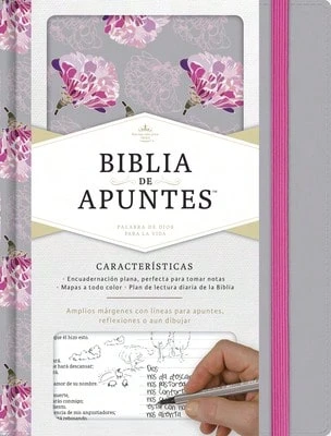 Rvr 1960 Biblia De Apuntes, Gris Y Floreado Tela Impresa (Hardcover) By B&H Español Editorial (Editor) - Single Book - View 1