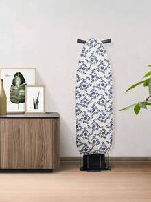 1pc Heat-Resistant Reflective Ironing Board Cover, Replacement Ironing Pad Cover, Elastic Edge Ironing Board Cover, Suitable For Standard Ironing Board, Stain-Resistant, Drawstring Edge Anti-Scald Ironing Board Cloth Cover (Ironing Board Not Included) - Blue - View 5