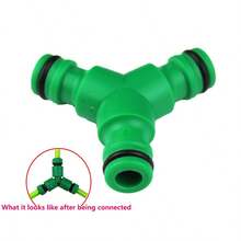 PC5pcs Home Garden Flower Irrigation Water Pipe Splitter Plastic Hose Quick Coupling Hose Nipple Connector - Multicolor - View 18