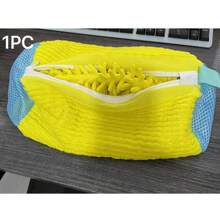 Bag For Washing Shoes In A Machine, Featuring 360° Cleaning Capabilities. Includes Adjustable Shoe Trees For Two Pairs, Enhanced Durable YKK Zippers, And Over 12,000 Fluffy Fibers Suitable For Machine-Washable Sneakers, Among Other Items, Laundry Bags