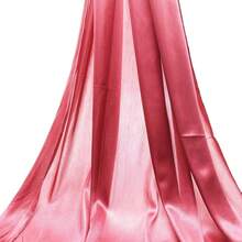 Women's Satin Silk Shawl And Wrap Evening Party Dresses Bridal Bridesmaid Wedding Shawl Shoulder Cover Up - 厚淺粉紅色 - 查看 2