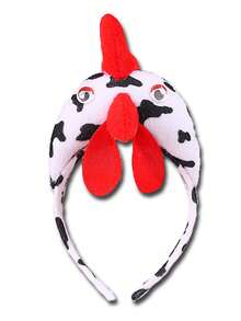 Suprimentos para Festa de Fantasia Tiara de Galo, Decorações de Peça de Cabeça para Festa de Festival, Tiara de Galinha para Halloween