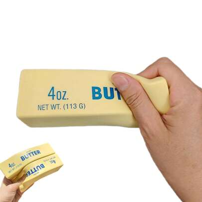 Butter Stick Toy, Slow Rebound Salted Butter Bar, Hand Relax Toy, Creamy Scent, Safe And Harmless- Perfect For Play And Sensory Fun