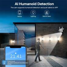4MP (2MP + 2MP) Dual-Lens Wireless Security Camera, Supporting Dual-Band 2.4G/5G Wireless WIFI Network, PTZ IP Surveillance Camera, Wireless Closed-Circuit Camera, Full-Color Night Vision, Intelligent Automatic Tracking, AI Motion Detection Alarm, Two-Way Audio CCTV Camera, Mobile Application Control, Suitable For Enterprise, Home, Hotel, Parking Lot And Other Scene Monitoring.