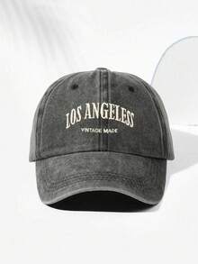 1 件刺绣“洛杉矶”水洗棒球帽，透气可调节户外高尔夫太阳帽，时尚宽边太阳帽，男女皆宜，适合所有季节 - A - 查看 9