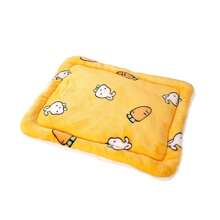 ITANDME Meerschweinchen Bett Karotten Kaninchenbetten Igel Bett Hamsterbett Indoor Kleine Tier Weiche Matte, niedliche 3 Farben weiche waschbare Cartoon-Grafik Rattenmatratze mit Kaschmirkügelchen, Kleintier-Bett für Hamster, Mäuse, Meerschweinchen, Hasen