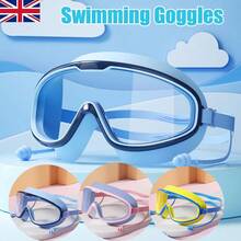 Swim Goggles Set - Anti-Fog HD Lens, Waterproof + Bonus Silicone Ear Plugs UK - Pink - View 6