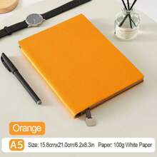 1PCS Notebook A5 Imitation Leather Business Notebook Set Thickened Soft Leather Surface Stationery