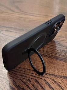 Simple Solid Color Bracket Mobile Phone Case, Frosted Feel Transparent Shockproof Shell, Mobile Phone Case Compatible With IPhone 16/16Plus/16Pro/16ProMax, 15, 14, 13, 12 Series