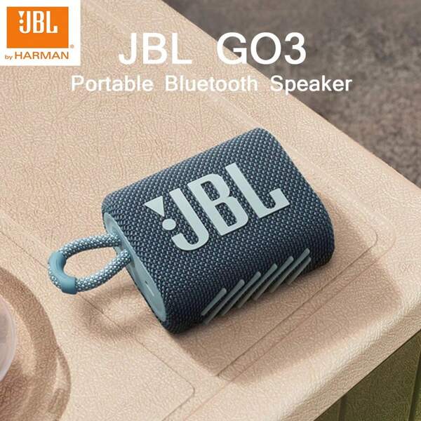JBL JBL Go 3 Bluetooth Speaker Powerful Bass Subwoofers Stereo Sound Outdoor GO3 Portable Mini Wireless Speaker Original JBL