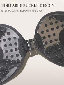 1/2 Pcs Invisible Push-Up Silicone Sticky Bras – Strapless Backless Seamless Adhesive Mango Shape Bra Pads, Lift & Gather For Small Bust, Wedding Dress & Lingerie