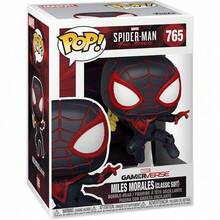 Funko Figura POP di  Miles Morales - Miles Morales in tuta classica - Blu navy e bordeaux - Visualizzare 2