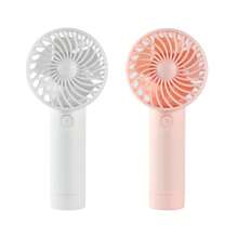 AOYI Mini ventilador portátil de mano, ventilador de secado personal recargable para pestañas, batería de 500mAh con 3 velocidades ajustables, accesorio de playa, pequeño ventilador de mano para refrescarse, para vacaciones, traslados, maquillaje de mujer, oficina, exterior, esencial de verano
