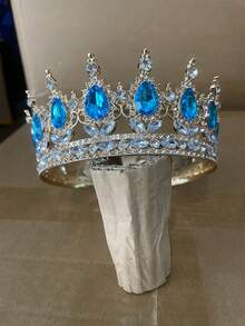 1pc Multicolor Prince & Princess Crown, Suitable Birthday Party, Coming Of Age Ceremony Gift For Girls, Can Be Worn In Daily Life And Parties, Cute Crown Essential For Birthday Parties - Multiple Colors Available - View 11