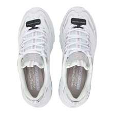 Skechers Women's D`Lites 1.0 Casual Lace-Up Athletic Sneakers, Outdoor Sports, Daily Commute, Comfortable & Lightweight Sports Casual Shoes, 66666200-WHT - White - View 5