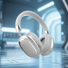 Casque sans fil supra-auriculaire, design pliable confortable, connexion sans fil, microphone clair, batterie 150mAh, charge Type-C, convient aux voyages, à la maison, au bureau - Design à la mode, casque sans fil / Autonomie ultra-longue / Casque de jeu / Écouteurs pliables, le cadeau pour profiter de la musique n'importe où, n'importe quand !