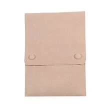 Bolsa organizadora con tarjeta para pulsera, collar de perlas, almacenamiento de alta gama, bolsa de regalos de boda, bolsa de joyería de moda - 1 pieza rosa - Ver 4