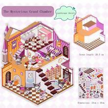 Sanrio 3D Sanrio Miniature Scene Stickers For Stress Relief, DIY Handmade Time-Killing Scrapbooking Stickers & Toys, School Supplies, Back To School