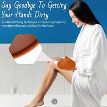 3pcs Self-Tanning Gloves Set, Includes Back Applicator, Mini Face Gloves, Soft & Easy To Apply, Reusable & Washable, Unisex - Multicolor - View 4