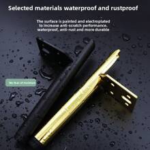 4 Pcs Of New Furniture Legs, Metal Furniture Support Legs, New Bathroom Cabinet Legs, Metal Luxury Gold And Black Furniture Legs, Cabinet Legs, Replaceable Coffee Table Legs, Cabinet Support Legs, Heavy-Duty Furniture Support Legs. Round Shape Suitable For Tables, Sofas, Coffee Tables, Bookshelves, And Coffee Tables.