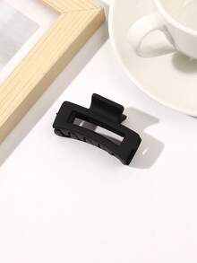 6 件/包哑光色小号发夹，优雅的刘海和散发发饰 - 黑色 - 查看 5