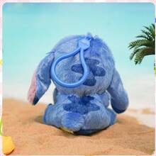 Official Stitch Plush Toy - Cute Stuffed Animal Keychain & Bag Charm | Authentic Plush Doll Key Ring For Backpacks, Keys & Gifts - Multicolor - View 4