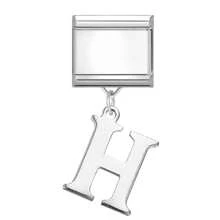 1 Stück Buchstaben Elemente DIY kreatives Accessoire Schmuck, modisches Anhänger Design personalisierbar DIY Armband Halskette Ring Fußkettchen, vielseitig, filigran, süß, modulares Armband