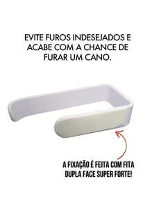 1 Toilet Paper Holder, Bathroom Wall And Door Paper Practical Necklace, Seamless Double-Sided Tape, Available In Two Colors, Black/White, Bathroom Accessories, Bathroom Paper Rack, Kitchen Accessories, Dormitory Essentials, College Students Returning To School Essentials, Dormitory Paper Rack.