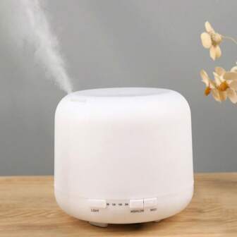 500ml Essential Oil Diffuser & Humidifier, USB Powered, Auto Shut-Off, Night Light, For Home, Off