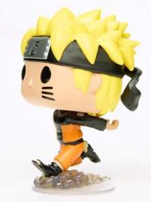 bandai 1pc Kakashi Figurine, Anime Character Kakashi Hatake Q-Version Sitting Pose Model, Car Decor/Gift (Note: There May Be Some Color Discrepancies Between Photos And Actual Product, Which Is Normal)