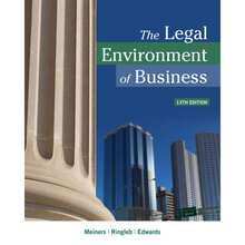 Pre-Owned The Legal Environment Of Business (Hardcover) By Roger E Meiners, Al H Ringleb, Frances Edwards - Single Book - View 3