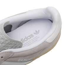 Adidas Originals Zapatillas Adidas Gazelle Indoor W para mujeres - Deportivas casuales ligeras, cómodas y duraderas - Gris claro/blanco/amarillo resina - Ver 6