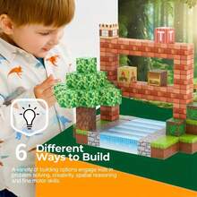 150pcs Magnetic Building Blocks Set - STEM Sensory Cubes Toys, Creative Construction Magnetic Tiles, ABS Magnetic Blocks For 3+ Years Old Boys And Girls, Great Gift For Kids Birthdays, Holidays, Classrooms, Easter, Learning - 彩色 - 查看 6