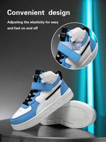 1 Paio di scarpe sportive alte per bambini, scarpe da skate nuove e migliorate, scarpe sportive casual, scarpe da corsa, versatili, alla moda e traspiranti, per ragazzi e ragazze