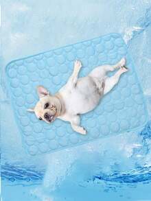 1 tấm thảm làm mát cho thú cưng có thể giặt được, tấm làm mát cho chó và mèo dùng trong nhà/ngoài trời, ghế ô tô, giường cho chó, giường cho mèo - Màu xanh lam - Xem 9