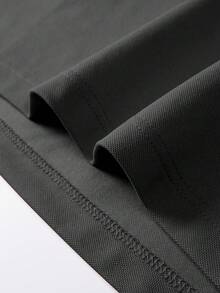 Men's Printed Polo Shirt, Men's Top, 230g Polyester Comfortable Breathable Summer Casual Printed Golf Polo Shirt 1. - 黑色 - 查看 5