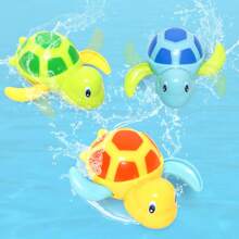 3 pezzi Tartarughina da bagno a carica per bambini, giocattolo per il bagnetto, giocattolo interattivo per bambini di 1 anno, adatto per bambini e bambine che amano giocare in acqua