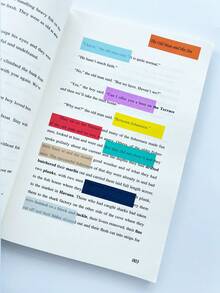 10 套/2000 个静音彩色编码粘性标签，彩色编码粘性标记，组织器和索引标签，适用于索引，PET 复古风格索引贴纸，适用于学生、办公用品、工艺品、生日、节日、阅读爱好者、Posits、纸张、美丽的礼物，返校必备品，万圣节、圣诞节、新年送给朋友的礼物 - 款式11 - 查看 5