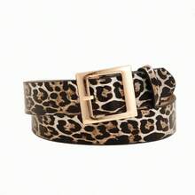 1pc Leopard Print,Black,Yellow,Orange,White Accessories Casual Outfits Women PU Leather Belts Plus Size Suitable For All Seasons Summer, School - Multicolor - View 13