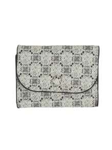 1PC Classic Heart Pattern Women's Short Clutch Wallet, Coin Purse, Zipper Pockets, Button Closure, PU Leather Retro Credit Card Case Bag For Daily Use, Travel, Women's Fashion Accessories